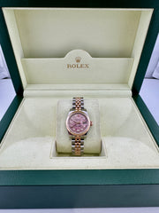 Pre Owned - Rolex DateJust - 26mm - 179171 - Factory Diamond Pink Dial - 2013