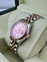 Pre Owned - Rolex DateJust - 26mm - 179171 - Factory Diamond Pink Dial - 2013