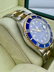 Pre Owned - Rolex Submariner " Blusey " - 16613 - 2007 - 40mm - Box And Papers