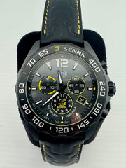 Pre Owned - Tag Heuer F1 Senna Edition - CAZ101AJ - 2021 - 43mm - Card And Booklet No Box