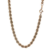9ct- Pre Owned - Rope Chain - 18" - (11.90g) - Goldbank Jewellers