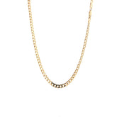 9ct - Pre Owned - Flat Curb Chain - 20" - ( 9.64g )