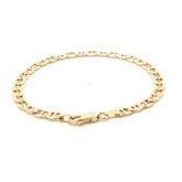 9ct - Pre owned - Anchor link bracelet - 7" - (3.66g) - 5mm