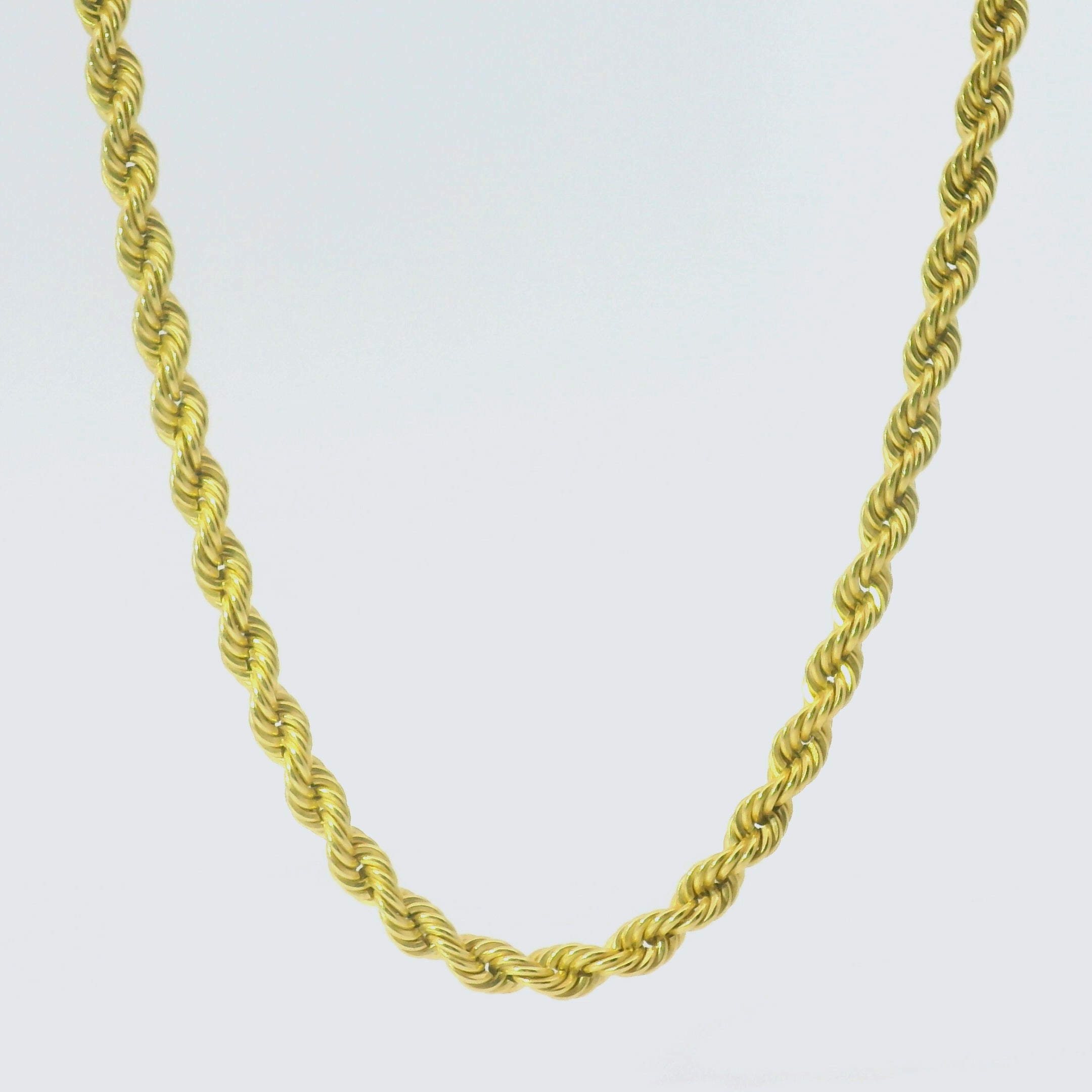 18" Pre-owned 9CT Rope Necklace (6.3g)