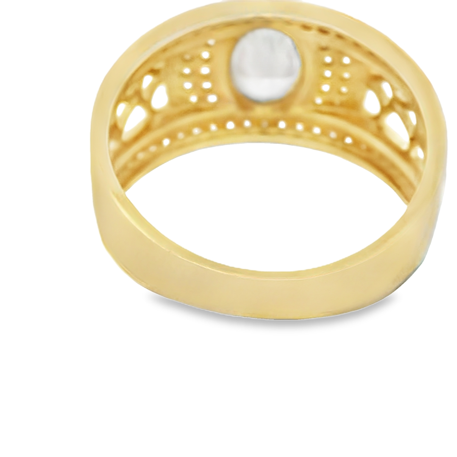 9CT Men's Gold Ring with CZ - Goldbank Jewellers