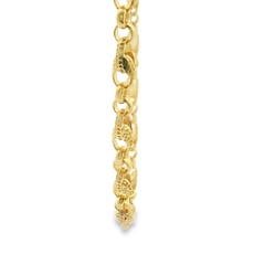 22" Pre-owned 9CT Gold Tulip Chain Necklace (48.60g) - Goldbank Jewellers