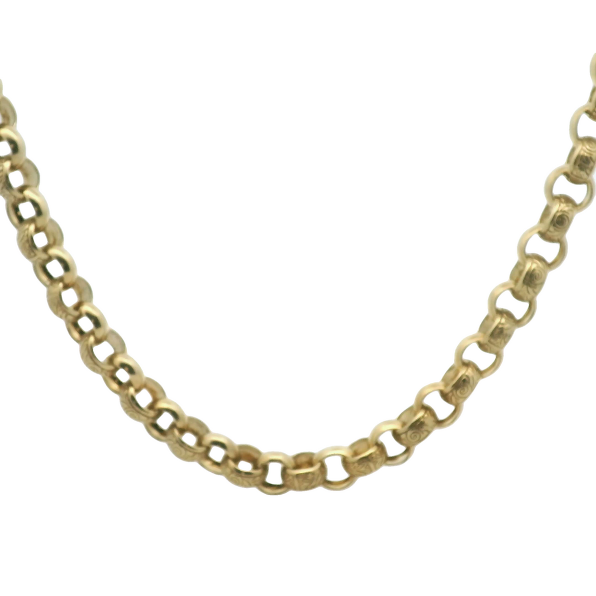 26" New 925 Silver & Gold Plate Chain Necklace (73.8g)