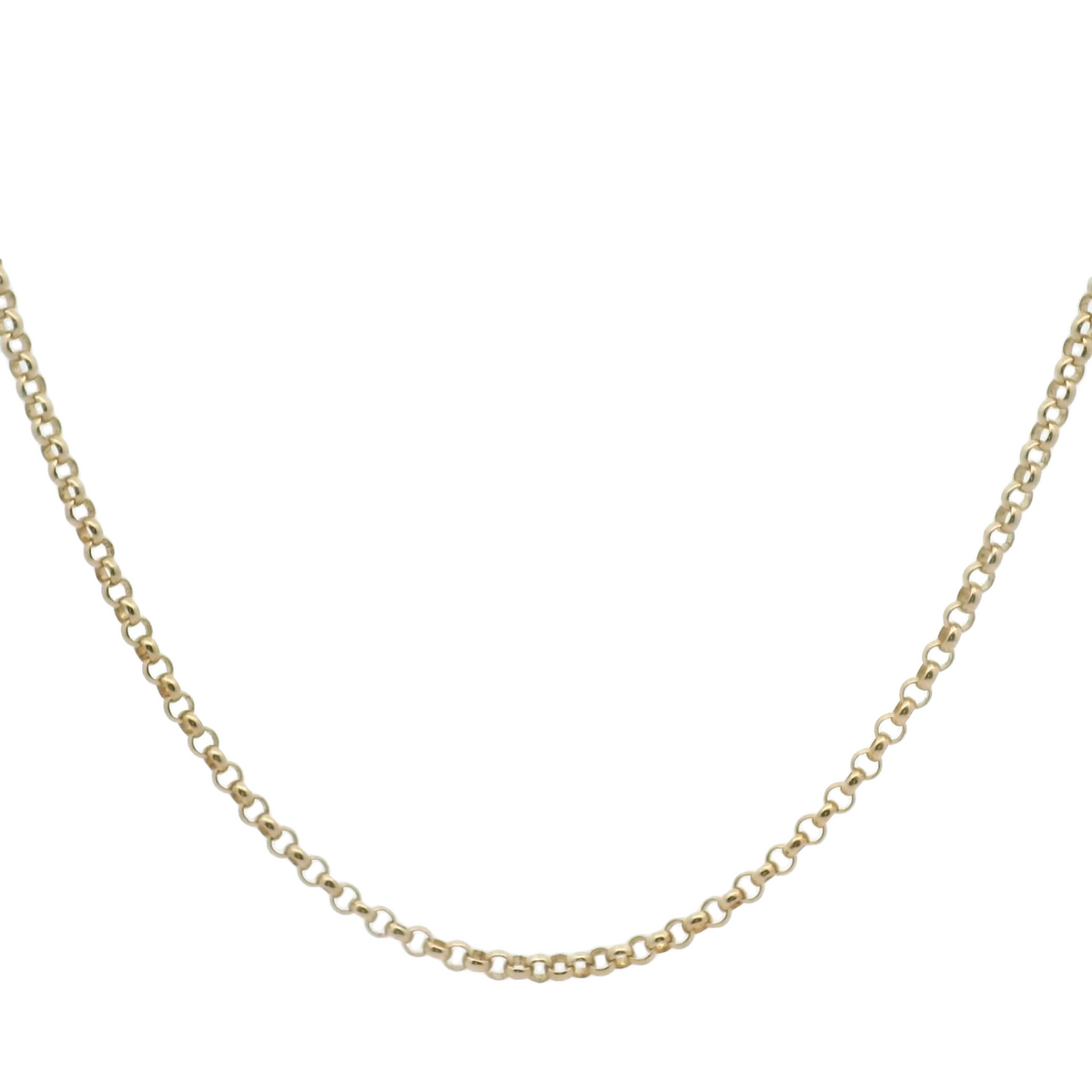 22" Pre-owned 9CT Belcher Chain Necklace (12.50g)