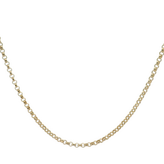 22" Pre-owned 9CT Belcher Chain Necklace (12.50g)