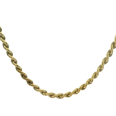 30" Pre-owned 9CT Rope Necklace (60g)