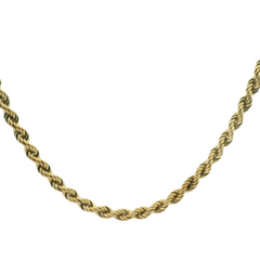 30" Pre-owned 9CT Rope Necklace (60g)