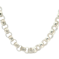 26" New Silver 925 Belcher Chain Necklace (140g)