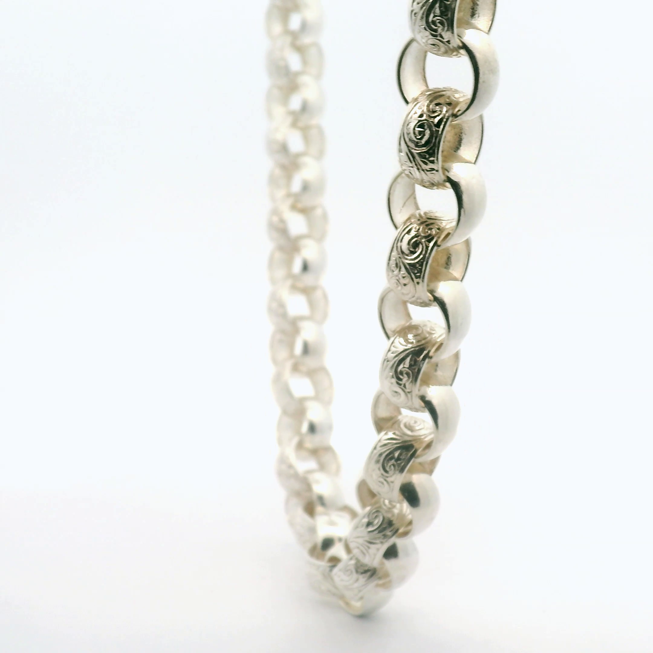 26" New Silver 925 Belcher Chain Necklace (140g)