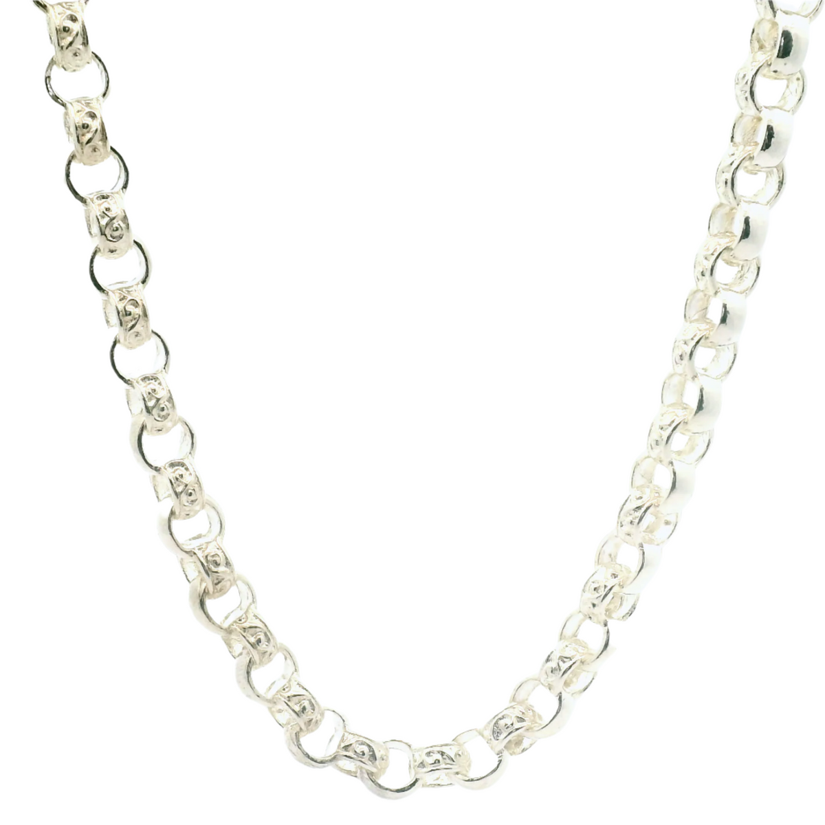 16" New Silver 925 Belcher Chain Necklace (28.5g)