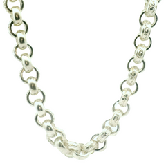 26" New Silver 925 Belcher Chain Necklace (150g)