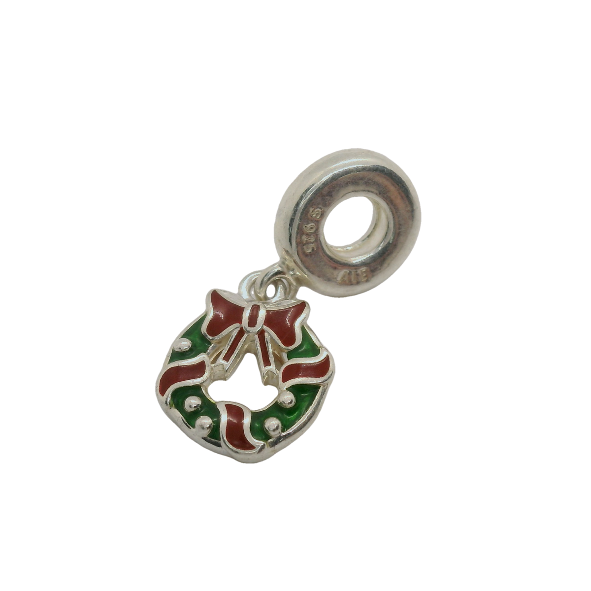 Wreath Pandora Holiday Charms Pandora 796362ENMX Christmas Holiday