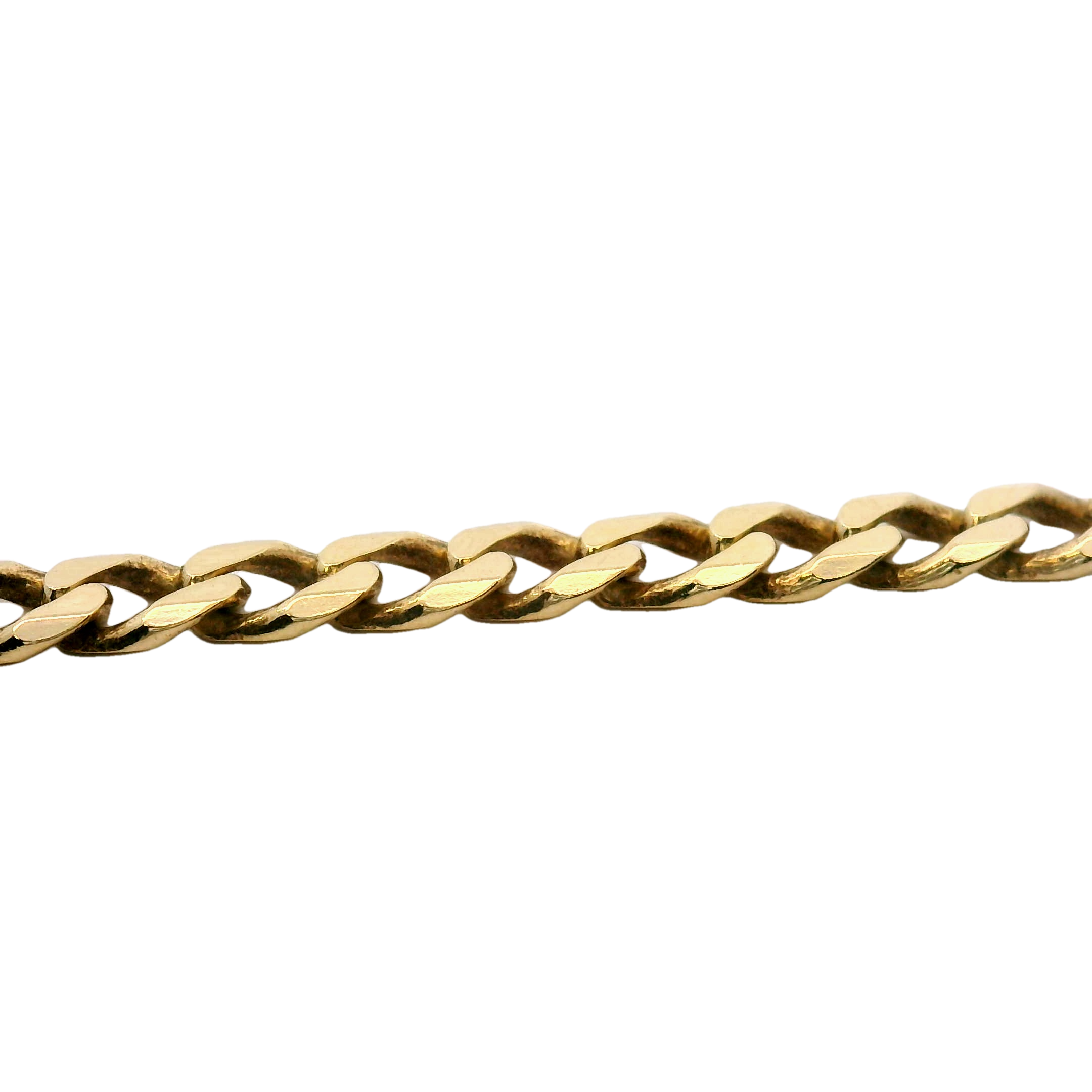 16" Pre-owned 9CT Flat Curb Chain (9.6g)