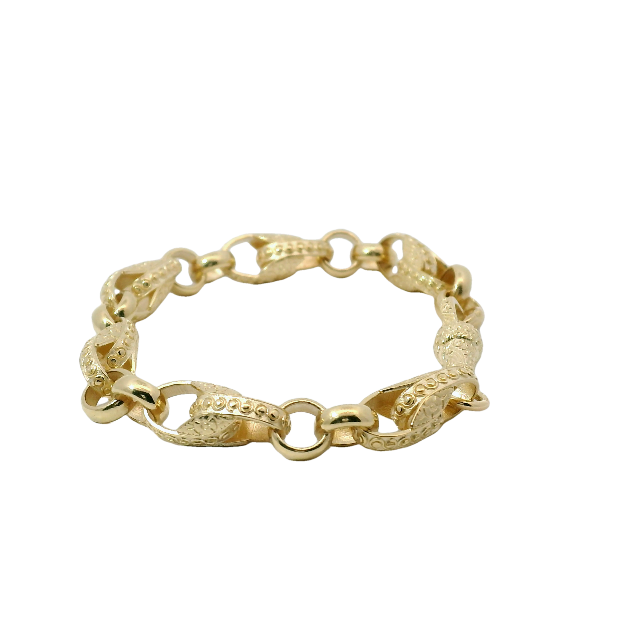 6" New 9CT Kids Tulip Bracelet (13.7g)