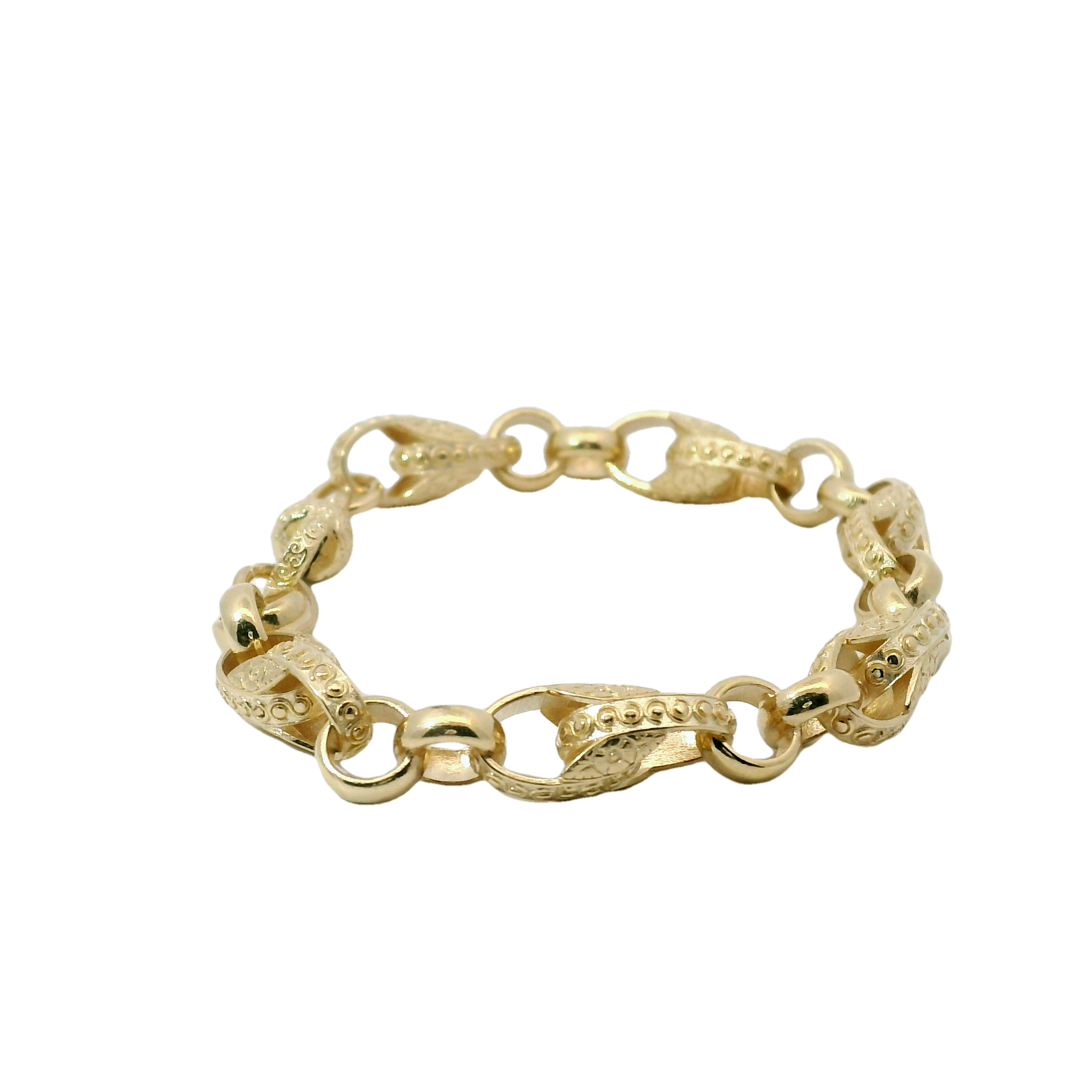 6" New 9CT Kids Tulip Bracelet (13.7g)