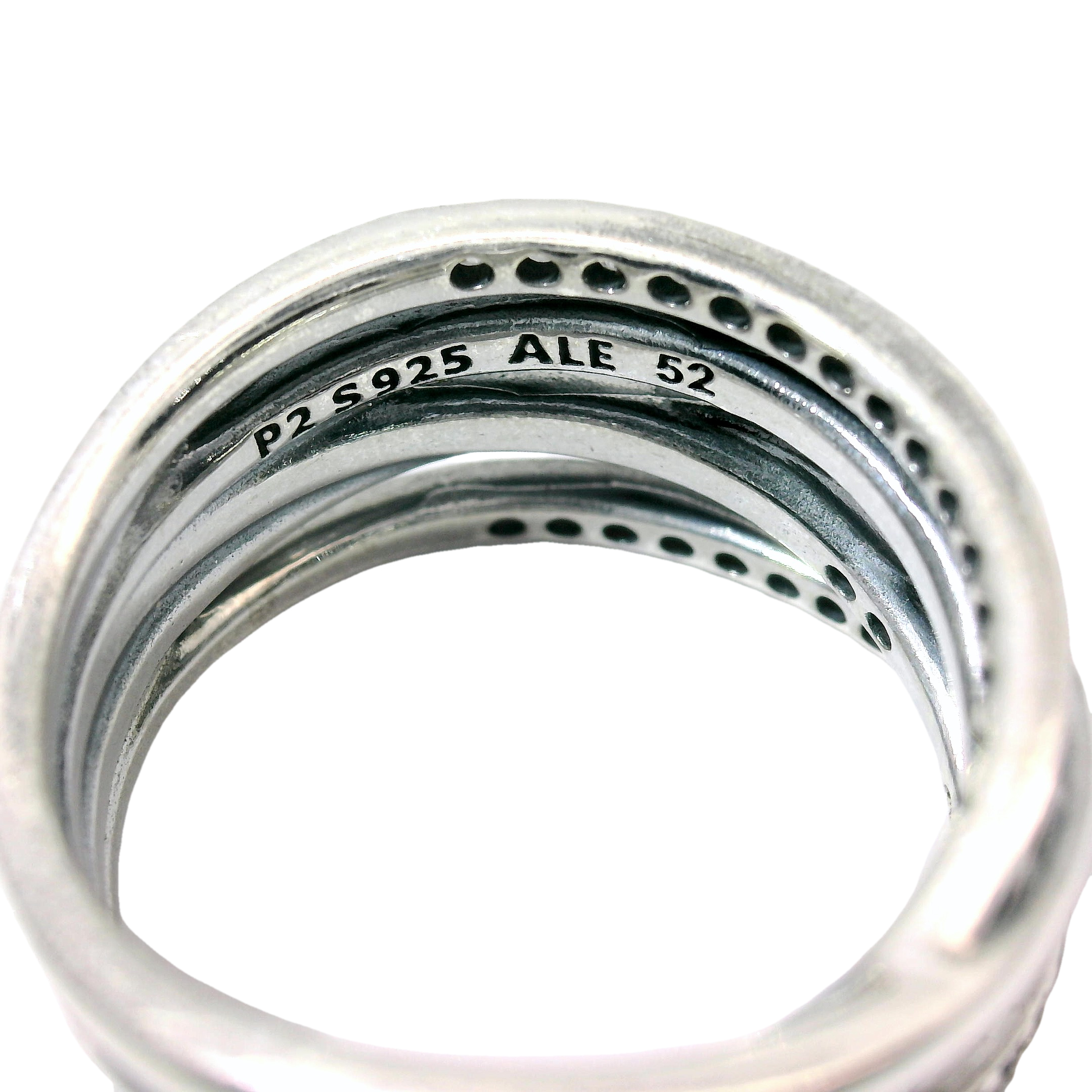 Ring Size 5925 Ale 52 Ring Genuine PANDORA 190919CZ