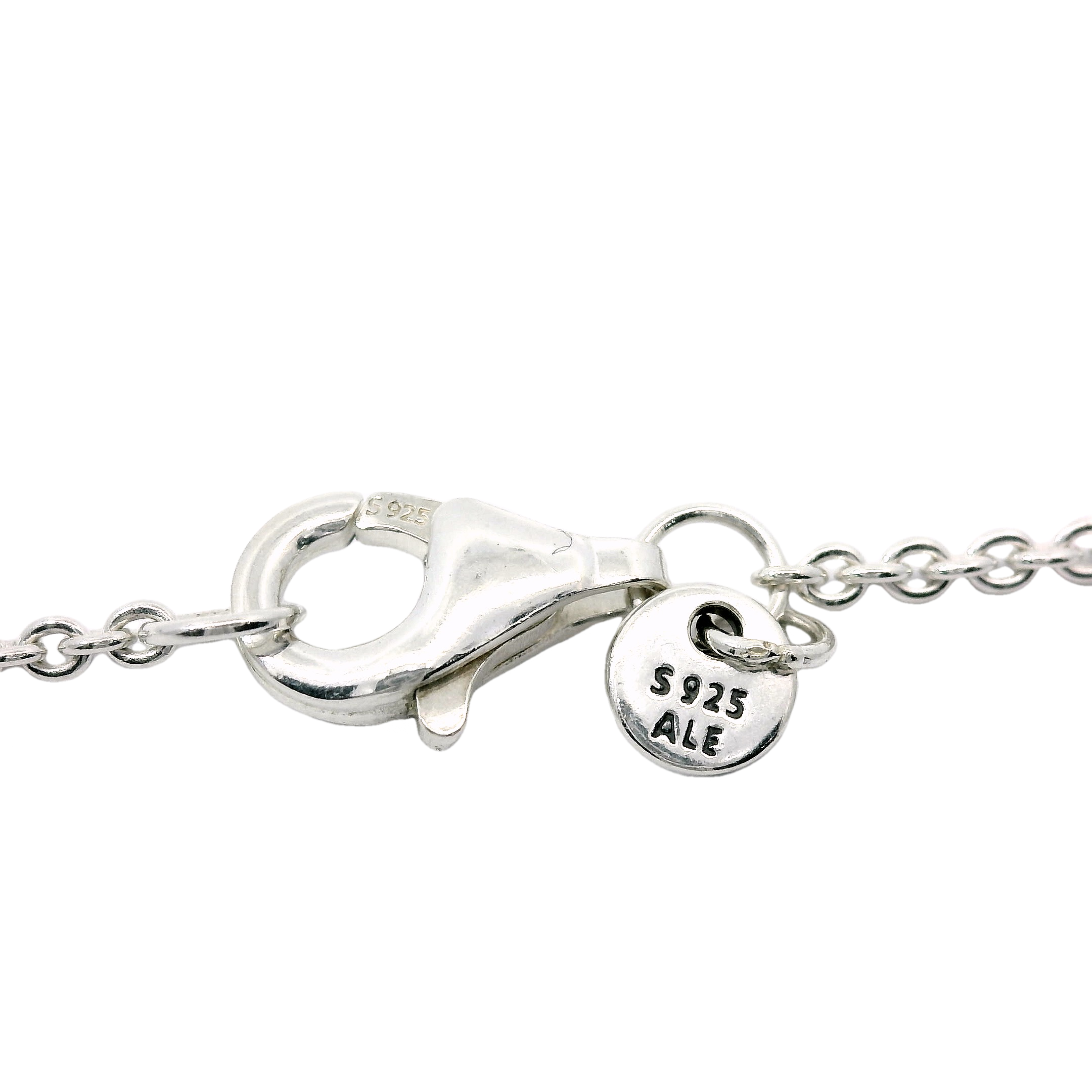 Genuine PANDORA 389483C01 Two-tone Circles Pendant Necklace 44cm