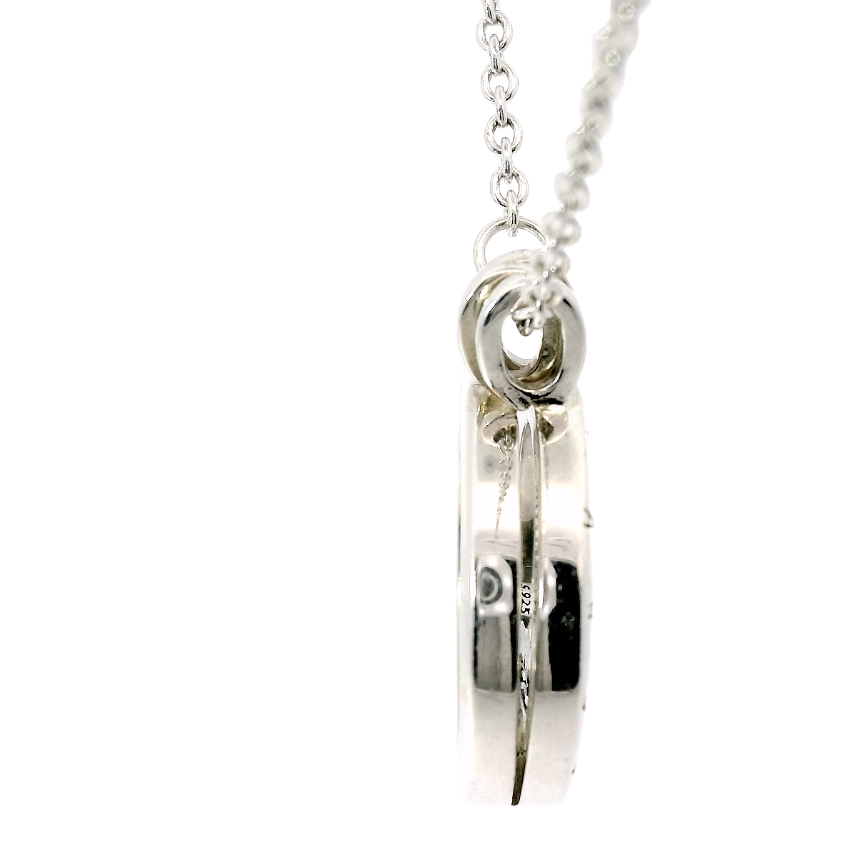 Genuine PANDORA 590529 Silver Medium Locket Necklace 60cm Chain with 3 charms