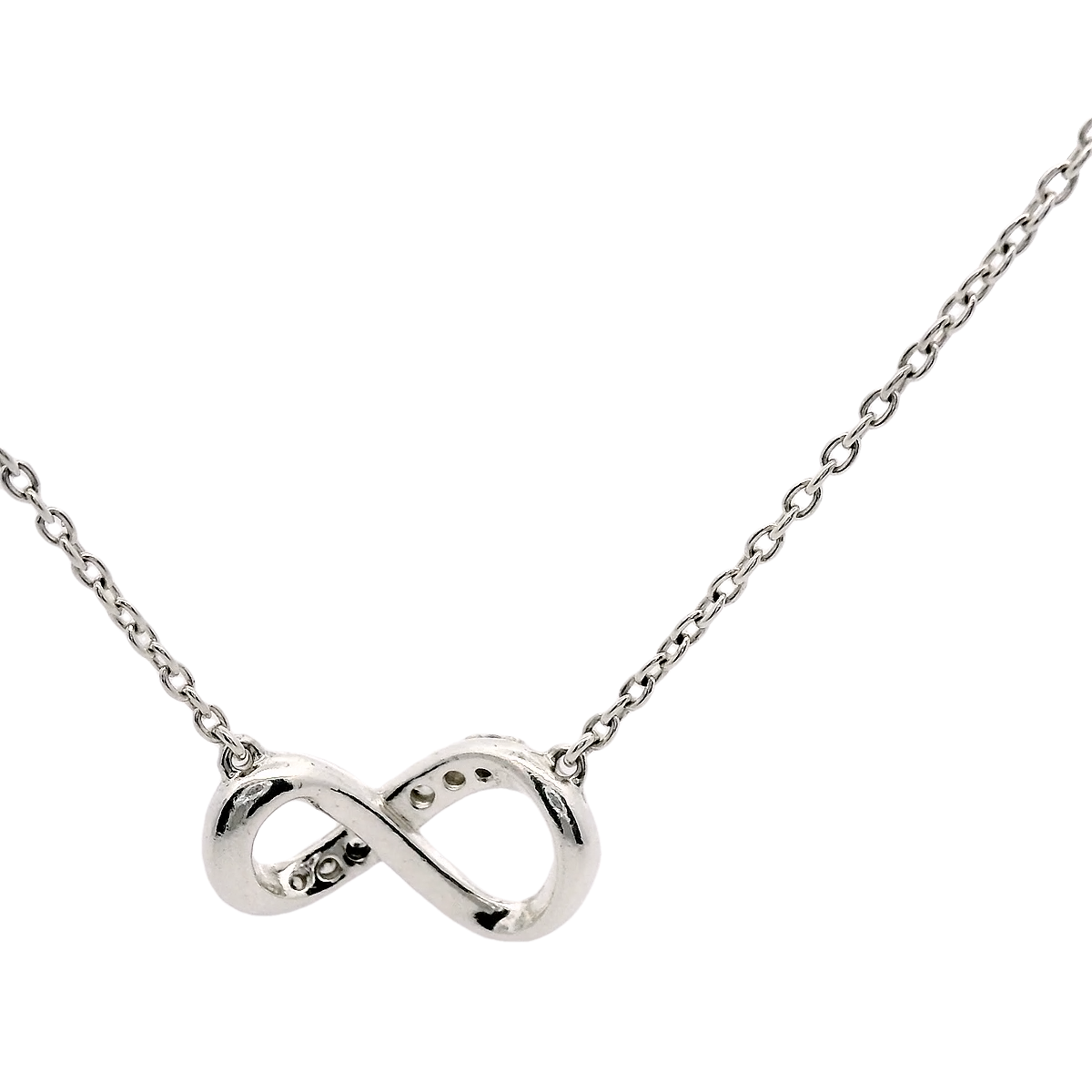 Genuine PANDORA 398821C01-50 Sparkling Infinity Collier Necklace 50cm Chain
