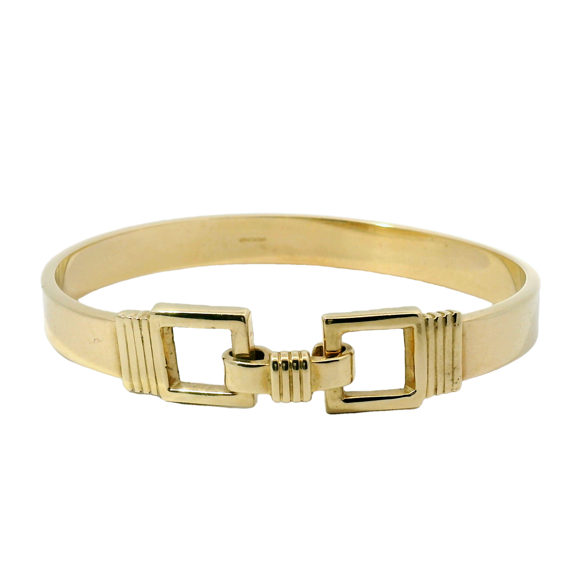 6.5" Pre-owned 9CT Hook & Loop Bangle (31.9g)