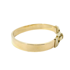 6.5" Pre-owned 9CT Hook & Loop Bangle (31.9g)