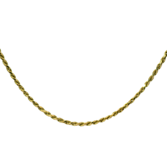 20" Pre-owned 9CT Rope Necklace (10.7g)