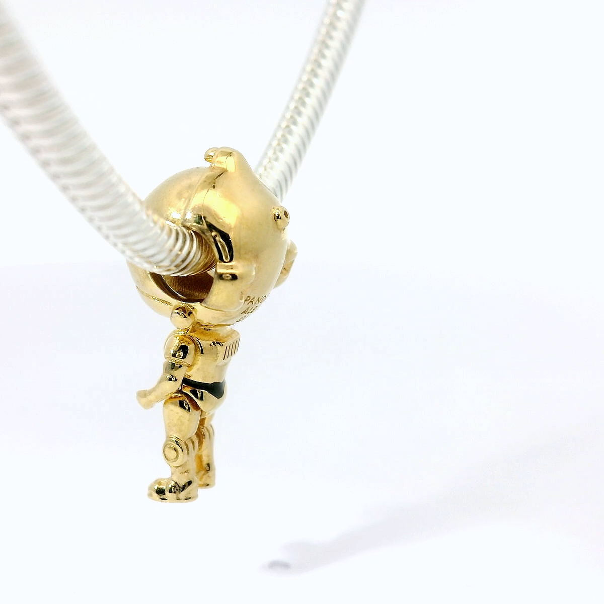 Genuine PANDORA 792029C01 A29 Starwars C-3PO ALE MET Charm Only