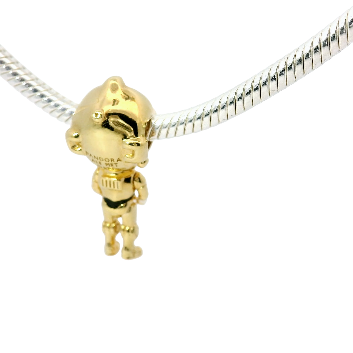 Genuine PANDORA 792029C01 A29 Starwars C-3PO ALE MET Charm Only