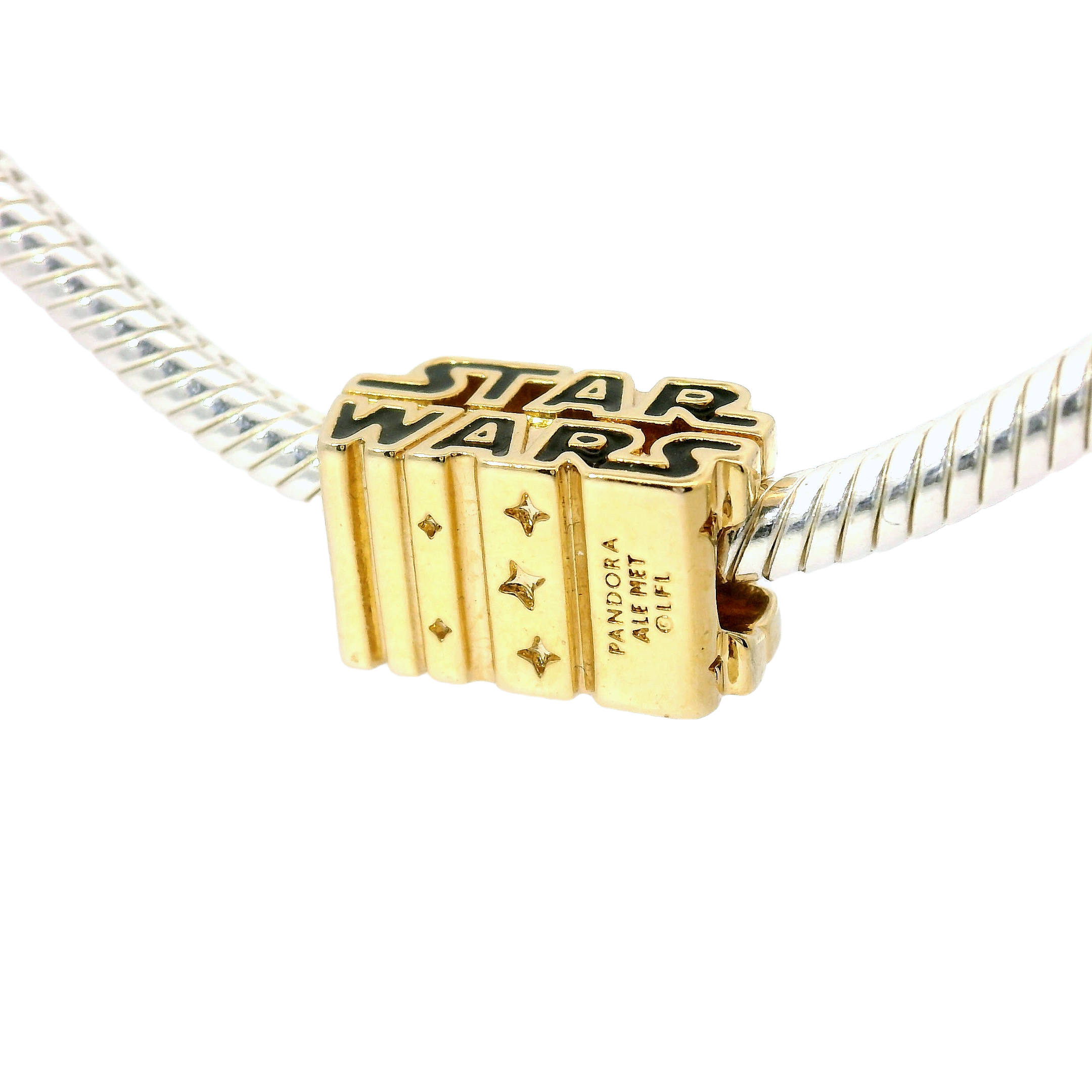 Genuine PANDORA 769247C01 Star Wars Logo ALE MET Limited Edition Charm Only
