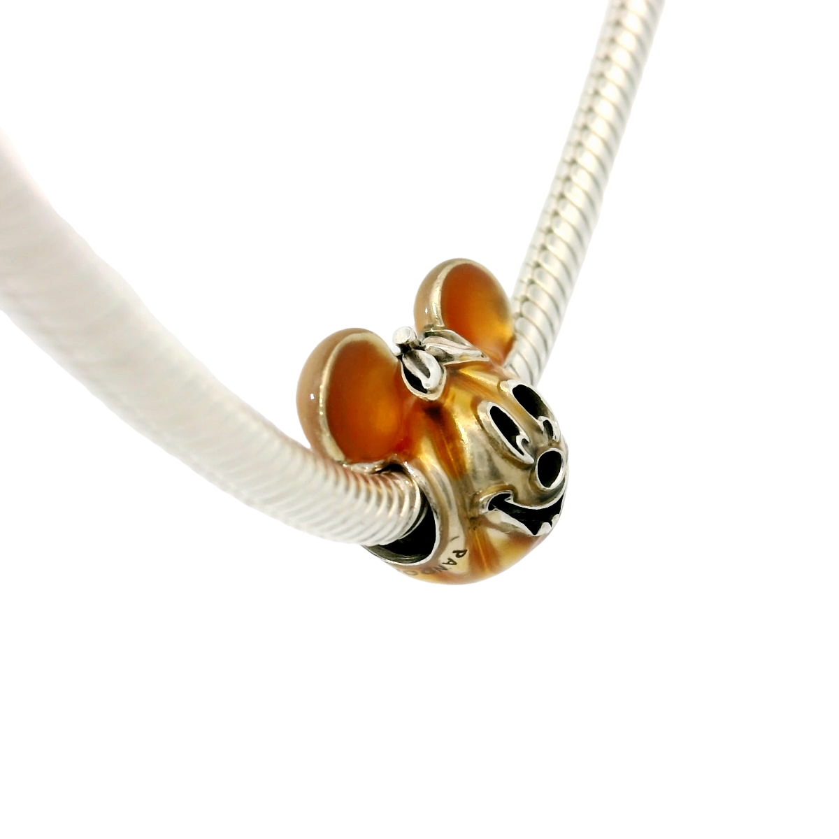 Genuine PANDORA Disney 799599C01 Mickey Mouse Pumpkin Charm Only