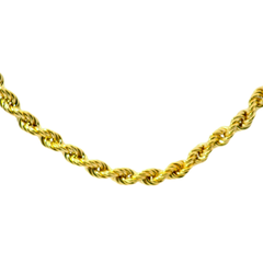 22" New 9CT Rope Chain (16.8g)