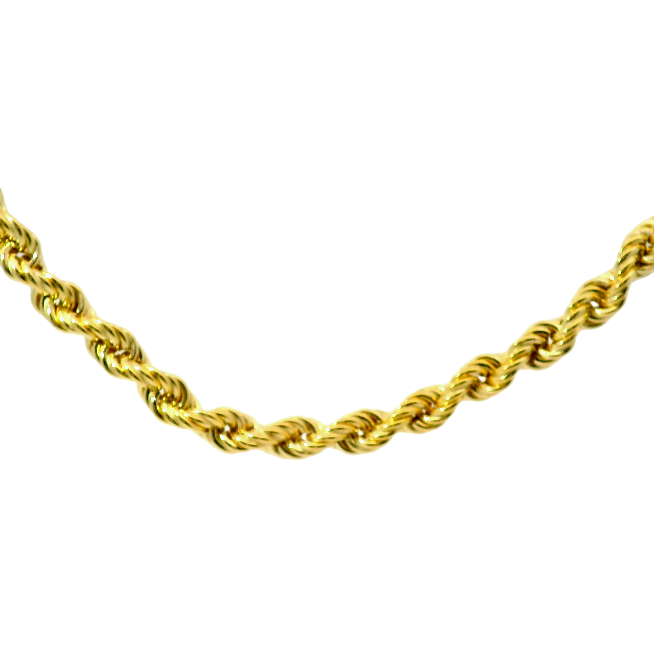 22" New 9CT Rope Chain (16.8g)