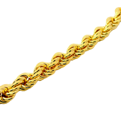 22" New 9CT Rope Chain (16.8g)