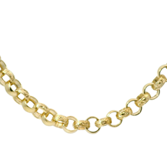 26" New 9CT Belcher Chain Necklace (62.4g)