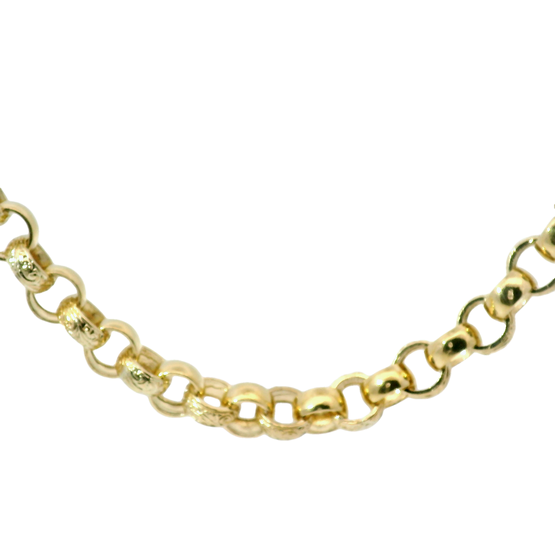 26" New 9CT Belcher Chain Necklace (62.4g)