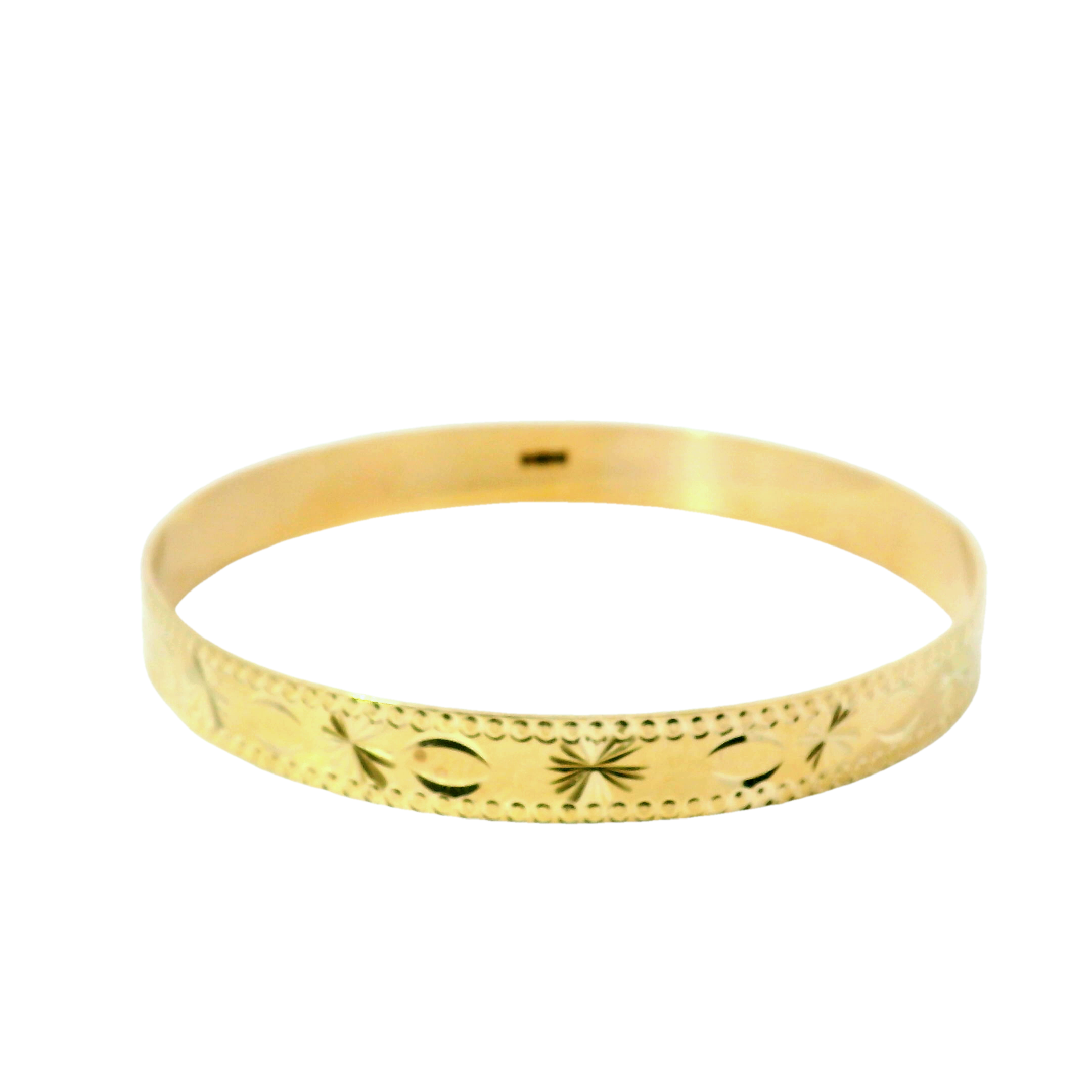 8" New 9CT Slave Bangle (13.5g)