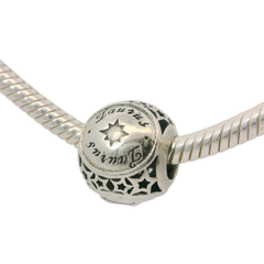 Genuine PANDORA 791937 Silver Taurus Zodiac Star Sign Charm Only