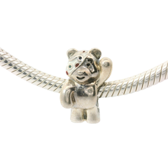 Genuine PANDORA 2017 796255 Pudsey Bear UK Charity Limited Edition Silver Charm Only