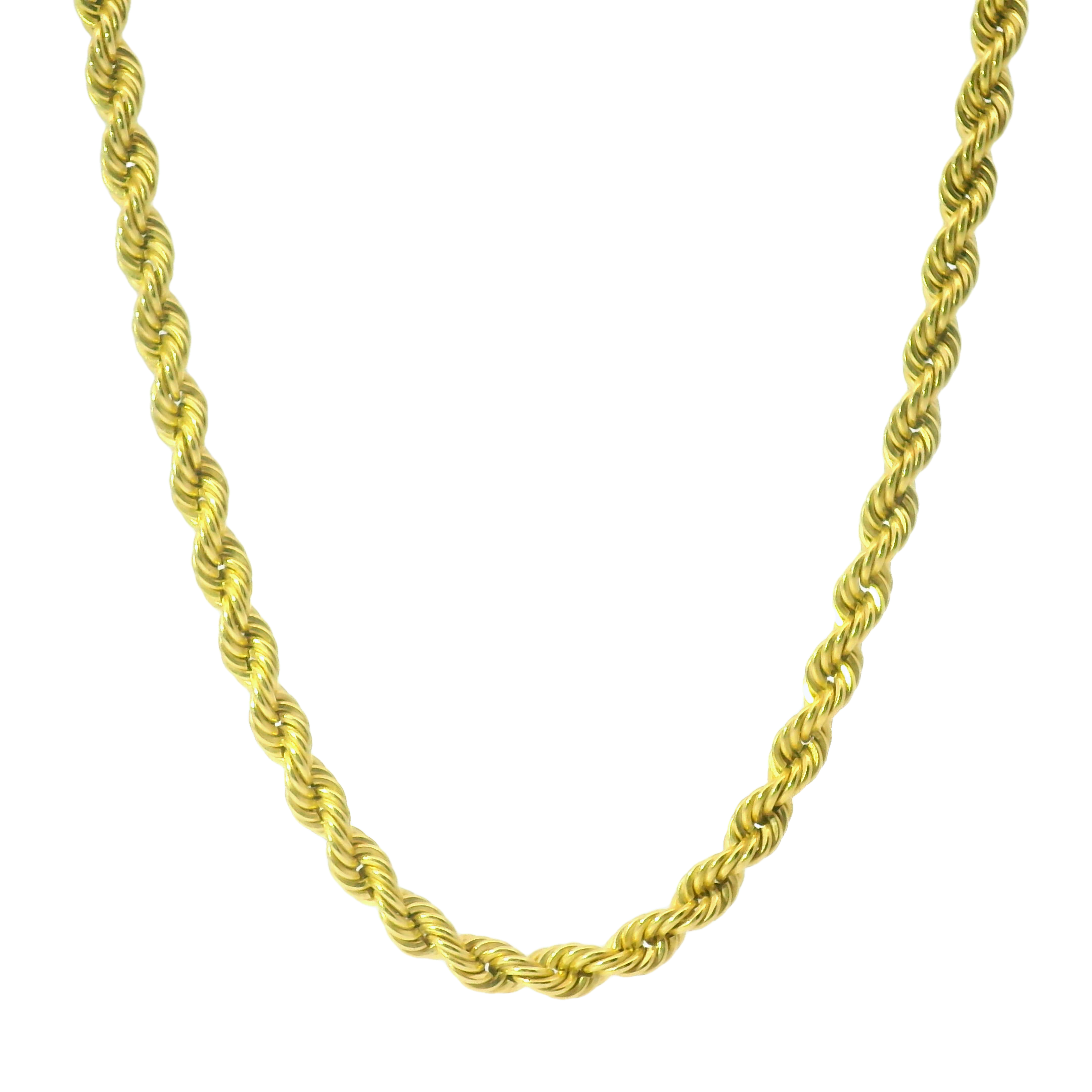 18" Pre-owned 9CT Rope Necklace (6.3g)