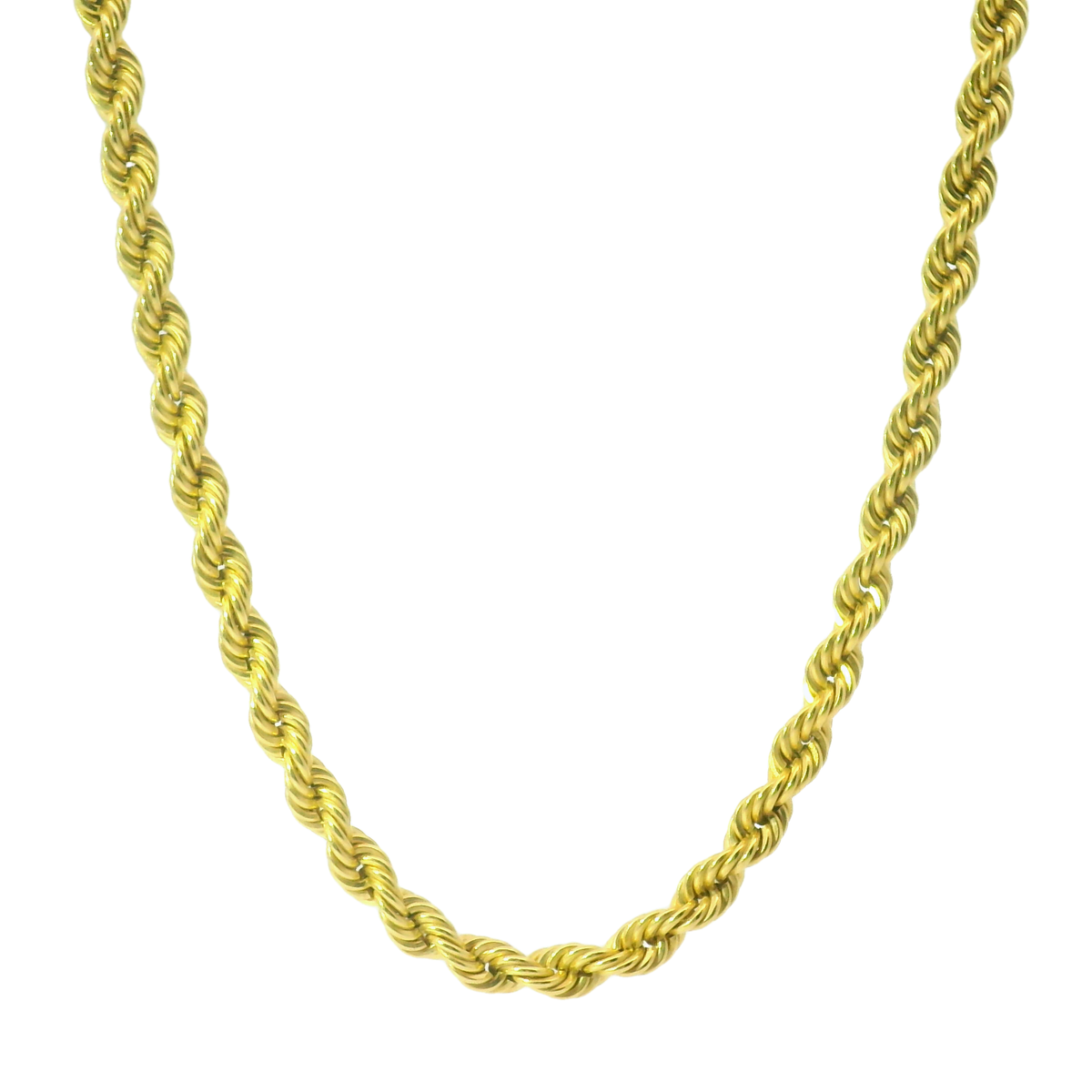 18" Pre-owned 9CT Rope Necklace (6.3g)