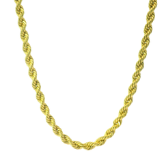 18" Pre-owned 9CT Rope Necklace (6.3g)