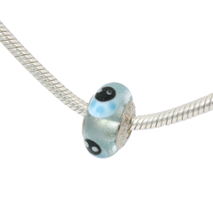 Genuine PANDORA 790654 Ladybird Ladybug Blue Murano Glass Aqua Charm Only