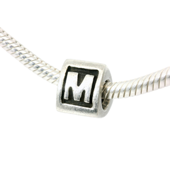 Genuine PANDORA 790323M Silver Charm "Letter M" Only