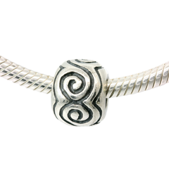 Genuine PANDORA 790228 Curly Wurly Swirls Charm Only