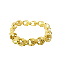 6.5" Pre-owned 9CT Acorn Bracelet (17g)