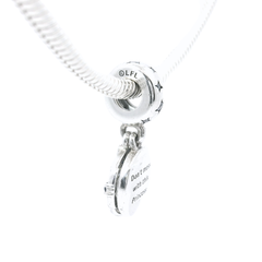 Genuine PANDORA 799251C01 Star Wars X Princess Leia Double Dangle Charm Only